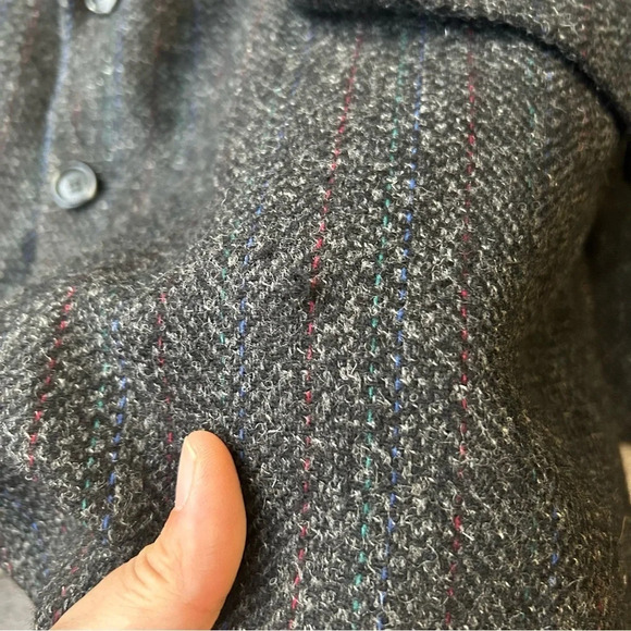 Vintage Wm.H.Leishman Pure Wool Herringbone Tweed Blazer - Picture 16 of 16